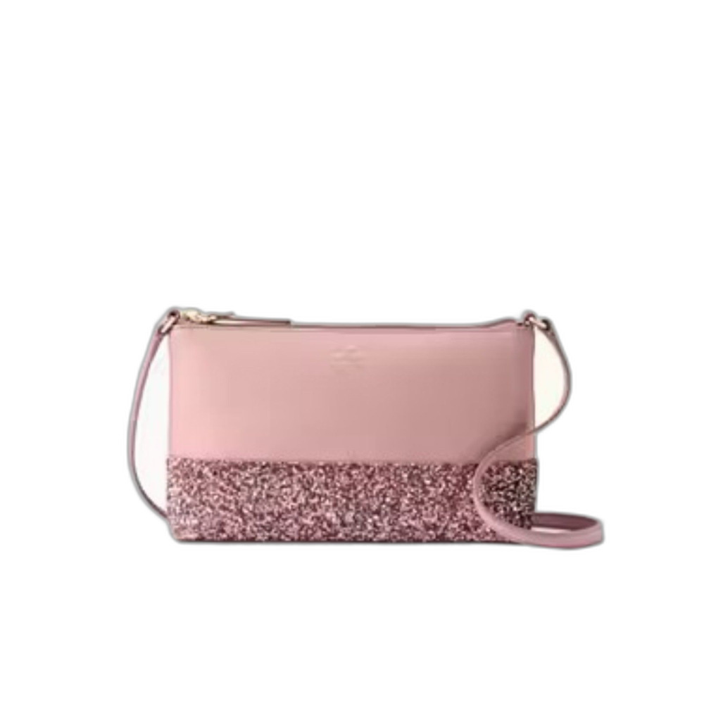 NWOT Kate Spade Greta Rose Gold Court Glitter Ramey Crossbody
